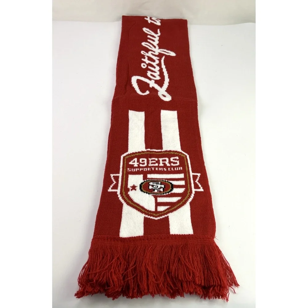 San Francisco 49ers Forever Faithful Scarf Rare NFL Football Scarf